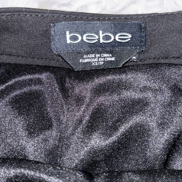 BEBE Fringe and Lace Black Skirt - Picture 5 of 7